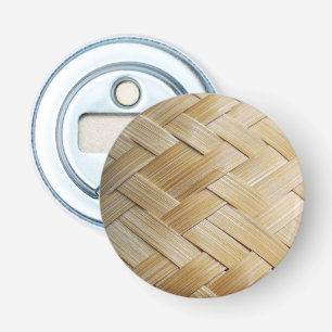 Kratip Thai Lao Isan Bamboo Rice Basket Button Flesopener