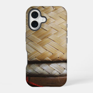 Kratip Thai Lao Isan Bamboo Rice Basket iPhone 16 Hoesje