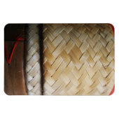 Kratip Thai Lao Isan Bamboo Rice Basket Magneet (Horizontaal)