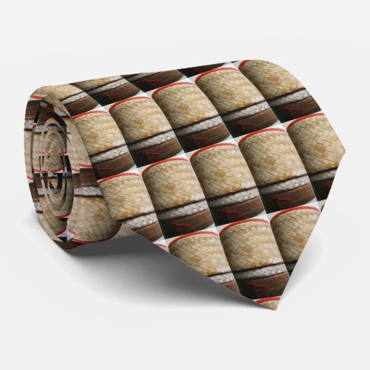 Kratip Thai Lao Isan Bamboo Rice Basket Stropdas (Opgerold)