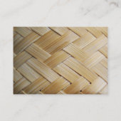 Kratip Thai Lao Isan Bamboo Rice Basket Visitekaartje (Achterkant)
