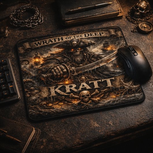 Krátt Mouse Pad – Wrath of the Deep Muismat