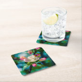 Krattenbloemen en -knoppen kartonnen onderzetters (Insitu)