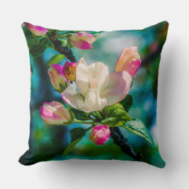 Krattenbloemen en -knoppen kussen