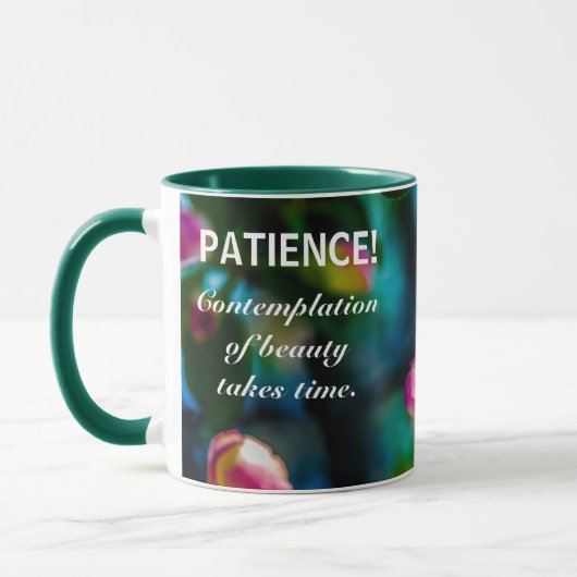 Krattenbloemen en -knoppen mok (Links)