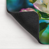 Krattenbloemen en -knoppen muismat (Hoek)
