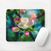 Krattenbloemen en -knoppen muismat (Met muis)