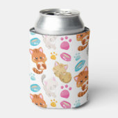 Krattenpatroon, stutten, Kat, Kittens, poten Blikjeskoeler (Blikje Voorkant)