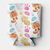 Krattenpatroon, stutten, Kat, Kittens, poten Blikjeskoeler (Voorkant)