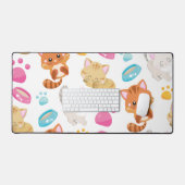 Krattenpatroon, stutten, Kat, Kittens, poten Bureaumat (Keyboard & Muis)