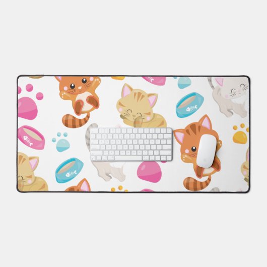 Krattenpatroon, stutten, Kat, Kittens, poten Bureaumat (Keyboard & Muis)