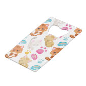 Krattenpatroon, stutten, Kat, Kittens, poten Creditkaart Flessenopener (Achterkant Gekanteld)