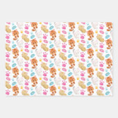 Krattenpatroon, stutten, Kat, Kittens, poten Inpakpapier Vel (Voorkant 3)