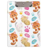 Krattenpatroon, stutten, Kat, Kittens, poten Klembord (Voorkant)