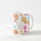 Krattenpatroon, stutten, Kat, Kittens, poten Koffiemok (Voorkant rechts)