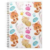 Krattenpatroon, stutten, Kat, Kittens, poten Notitieboek (Voorkant)