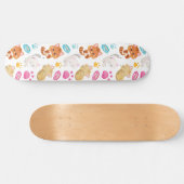 Krattenpatroon, stutten, Kat, Kittens, poten Persoonlijk Skateboard (Horizontaal)