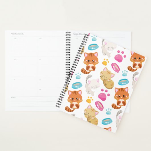 Krattenpatroon, stutten, Kat, Kittens, poten Planner (Display)