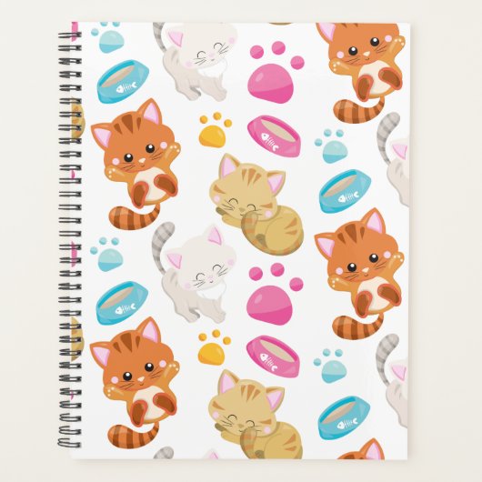 Krattenpatroon, stutten, Kat, Kittens, poten Planner (Voorkant)