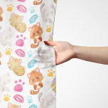 Krattenpatroon, stutten, Kat, Kittens, poten Sjaal<br><div class="desc">Kute,  leuke en schattige patronen met katten en poten. Moderne en trendy gave,  perfect voor de kattenliefhebber in je leven.</div>