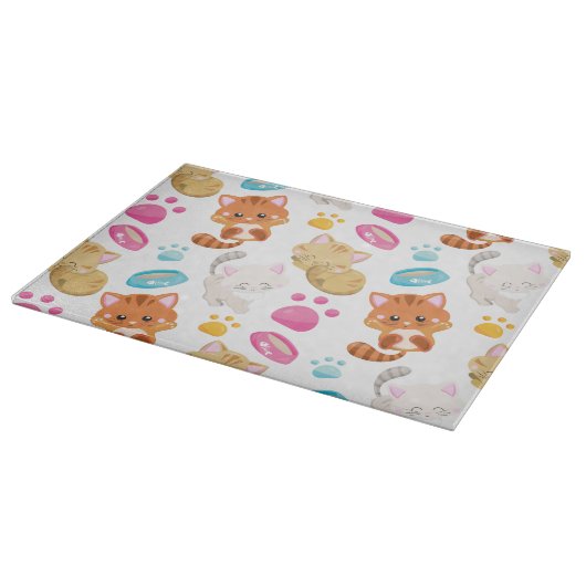 Krattenpatroon, stutten, Kat, Kittens, poten Snijplank (Hoek)