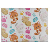 Krattenpatroon, stutten, Kat, Kittens, poten Snijplank (Voorkant)