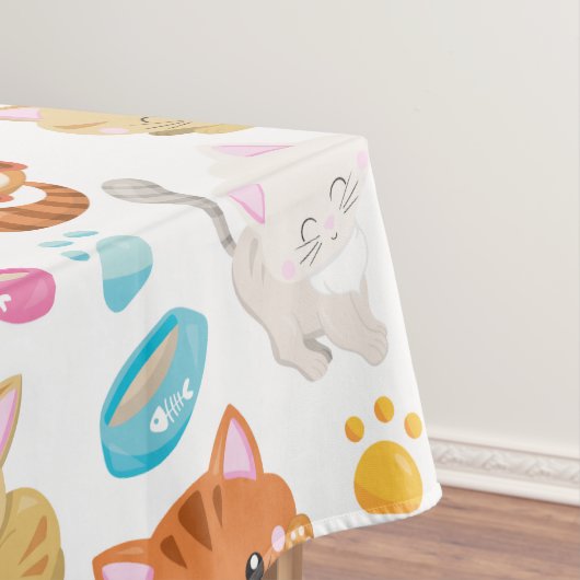 Krattenpatroon, stutten, Kat, Kittens, poten Tafelkleed (Voorbeeld)