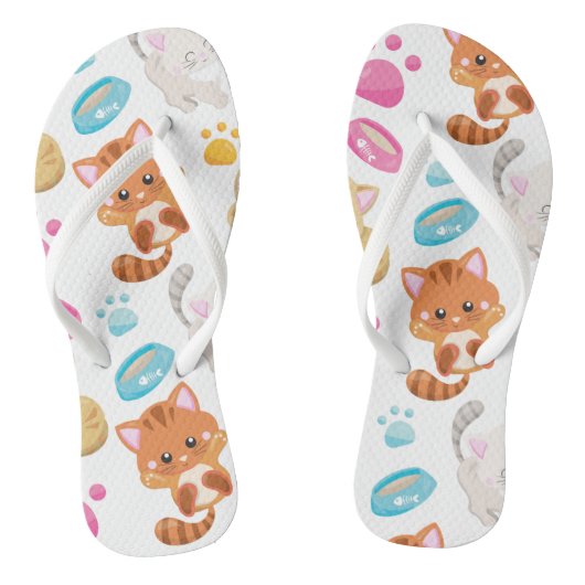Krattenpatroon, stutten, Kat, Kittens, poten Teenslippers (Voetbed)
