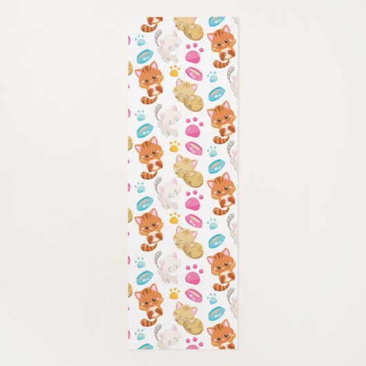 Krattenpatroon, stutten, Kat, Kittens, poten Yogamat (Achterkant)