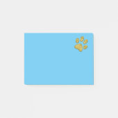krattenpeuk - goud post-it® notes (Voorkant)