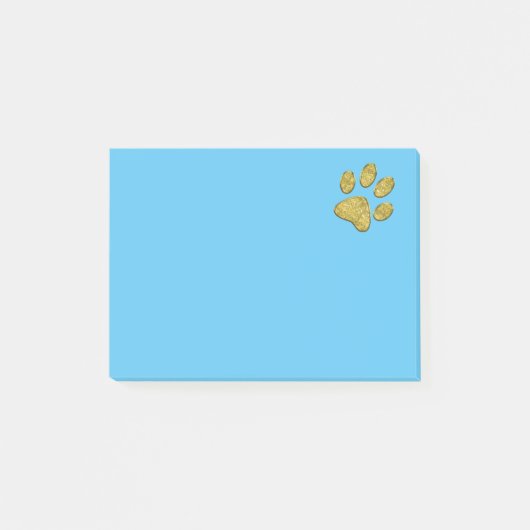 krattenpeuk - goud post-it® notes (Voorkant)
