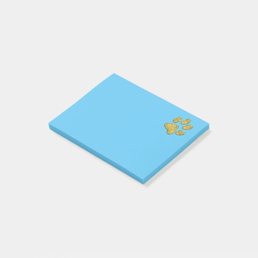 krattenpeuk - goud post-it® notes (Schuin)