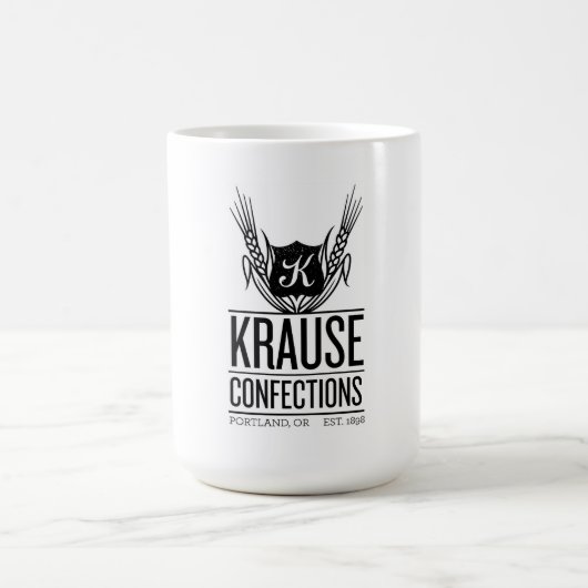 Krause Confecties Logo Mok (Center)