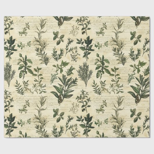 Kräuter Mix Cadeaupapier (Vlak)