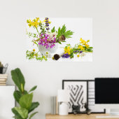 Kräutergarten Poster (Thuiskantoor)