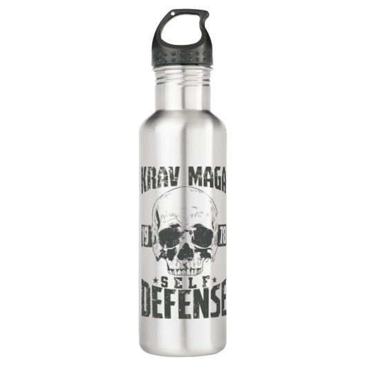 Krav Maga 1978 Self Defense aus Israel Waterfles (Voorkant)