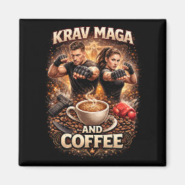 Krav Maga and Coffee Magneet