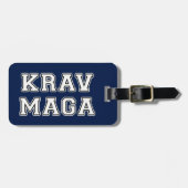 Krav Maga Bagagelabel (Voorkant horizontaal)