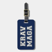 Krav Maga Bagagelabel (Voorkant verticaal)