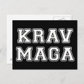 Krav Maga Briefkaart (Voorkant / Achterkant)