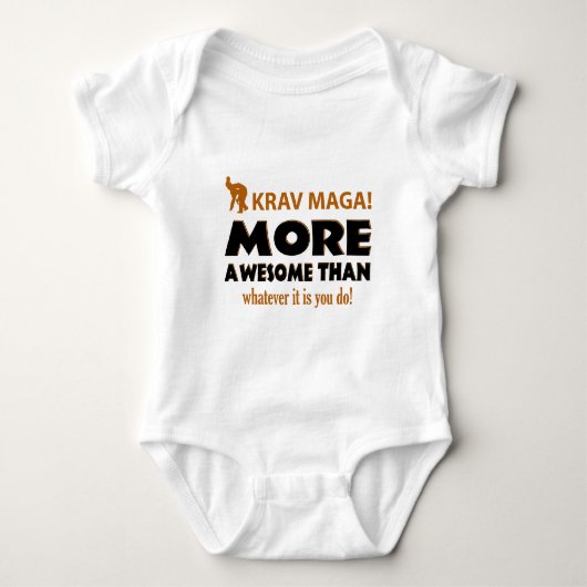 Krav Maga cadeauartikelen voor de vechtsport Romper (Voorkant)