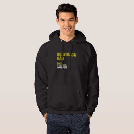 Krav Maga Dad Hoodie (Voorkant volledig)