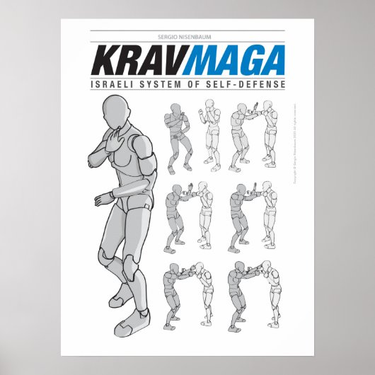 Krav Maga Defesas para Fora Poster (Voorkant)