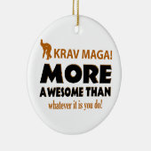 KRAV MAGA! DESIGN KERAMISCH ORNAMENT (Rechts)