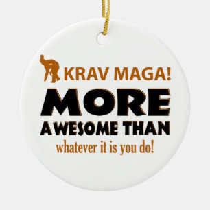 KRAV MAGA! DESIGN KERAMISCH ORNAMENT