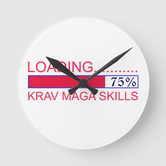 Krav Maga Design Ronde Klok (Voorkant)
