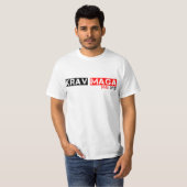 Krav Maga en Hebreeuws T-shirt (Voorkant volledig)