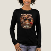Krav Maga en koffie Tri-Blend Shirt (Voorkant)