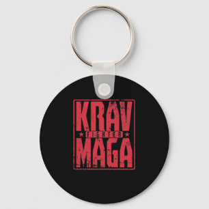 Krav Maga Fighter im Training Sleutelhanger