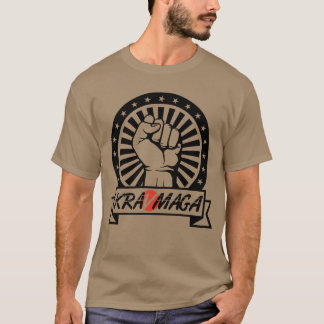 Krav Maga gevechtsport met vuistjongen T-shirt